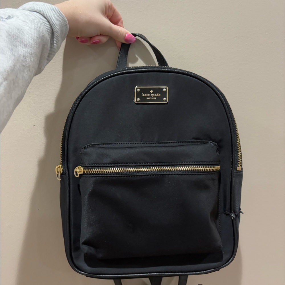 Kate Spade Black Mini Backpack